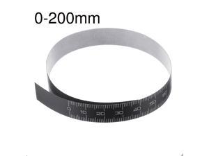 0-100/150/200/300mm Self Adhesive Metric Black Ruler Tape for Digital Caliper Replacement