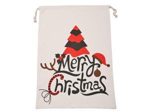 Sack Canvas Bag Party Christmas Candy Bags Xmas Decorations for Kids Gift