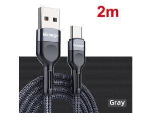3A USB Type C Cable Fast Phone Charging Cord For Mi 11 Redmi Note 10 9 Huawei Mobile Phones Charger Wire
