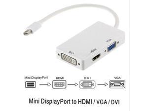displayport DP Thunderbolt to DVI VGA -compatible Converter Adapter cable for iMac Mac  Pro Air Book TO Monitor TV