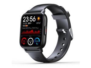 [Body Temperature Measure]QS16 Pro 1.69 inch Touch Screen Heart Rate Blood Pressure SpO2 Monitor 24 Sports Modes Customized Dial Multi-language Smart Watch