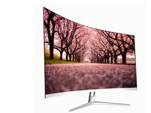 wide curved screen desktop monitor 23.6 23.8 24 inch 75Hz audio dvi hd input screen display for computer