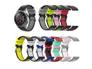 20/22mm Width Universal Sports Dot Pattern Soft Silicone Watch Band Strap Replacement forGalaxy Watch3 42mm / 46mm / Galaxy Watch Gear S3