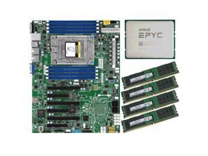 Supermicro H11SSL-i Motherboard + AMD EPYC 7401P 24 Cores 48 Threads All Core Boost Speed
2.8GHz CPU + 4x Samsung 32GB RAM 2666MHz 2666V ECC