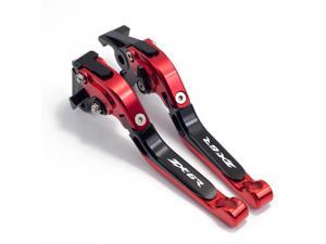 Folding Brake Clutch Levers For ZX636R / ZX6RR 2005-2006 Motorcycle Aluminum Extendable Levers Accessories(Red+Black) Folding Brake Clutch Levers For ZX636R / ZX6RR 2005-2006 Motorcycle Aluminum Extendable Levers Accessories(Red+Black)