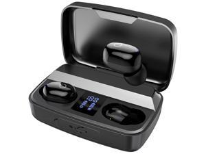 Wireless Earbuds Bluetooth 5.0 in-Ear Headphones, IPX7 Waterproof Earbuds with Portable LED Power Display Charging Case, with Smart Touch/Stereo Sound, Bluetooth Earbuds for Sports/Gaming/Music