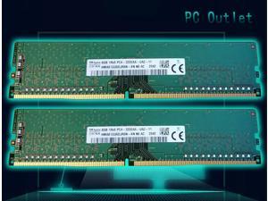 Hynix 16GB(2X8GB) PC3200 DDR4-25600Hmz UDIMM HMA81GU6DJR8N-XN Non ECC Memory 1.2V