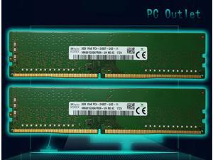 Hynix HMA81GU6AFR8N-UH 16GB (2X8GB) DDR4 2400MHz Desktop PC RAM - PC4-19200 PC4-2400T - Memory 288pin DIMM Hynix HMA81GU6AFR8N-UH 16GB (2X8GB) DDR4 2400MHz Desktop PC RAM - PC4-19200 PC4-2400T - Memory 288pin DIMM