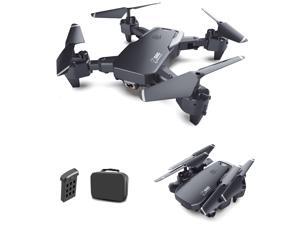 Drone with 4K Dual Camera Long Flight time, One Key Return, Altitude Holding and Headless Mode Foldable Drone FPV Wifi Quadcopter with Portable Bag