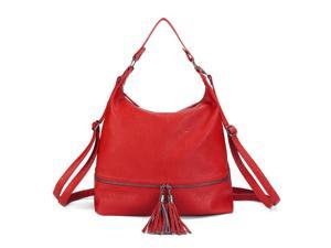 Brenice women bag Retro handbag four with pull-down pocket - Aqua