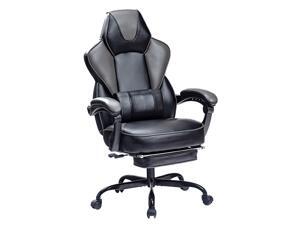 VON RACER Reclining Gaming Chair with Large Lumbar Support Cushion Racing Style Video Game PC Computer Gamer Gaming Chairs Ergonomic Office High Back Chair VON RACER Reclining Gaming Chair with Large Lumbar Support Cushion Racing Style Video Game PC Computer Gamer Gaming Chairs Ergonomic Office High Back Chair