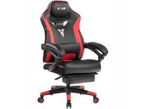 KCREAM Gaming Chair Ergonomic Chair Computer Chair With Footrest,Racing Style PU Leather High Back Adjustable Swivel Task Chair With Build-in Lumbar Support KCREAM Gaming Chair Ergonomic Chair Computer Chair With Footrest,Racing Style PU Leather High Back Adjustable Swivel Task Chair With Build-in Lumbar Support