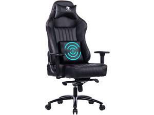 KILLABEE Big and Tall 400lb Gaming Chair Racing Office Ergonomic Chair,Memory Foam 3D Arms High-Back Computer Chair With Lumbar Support And Metal Base