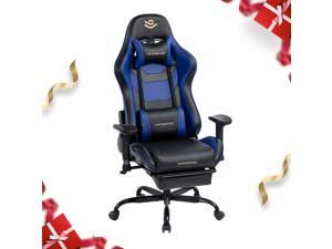 Kasorix Gaming chair 300lbs Ergonomic Chair Desk Chair,PU Leather Gamer Chair Big and Tall Adjustable Height Computer Chair With Footrest And Lumbar Support