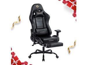 Kasorix Gaming chair 300lbs Ergonomic Chair Desk Chair,PU Leather Gamer Chair Big and Tall Adjustable Height Computer Chair With Footrest And Lumbar Support