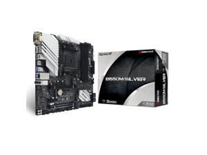 Biostar B550M-Silver AMD AM4 PCIe 4.0 Micro ATX Gaming Motherboard
