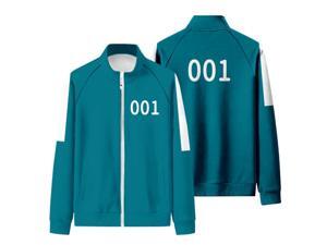 Tracksuit Suit Squid Game Korean Movie Fashion Jacket Lightweight Zip-up Sweatshirt Coat and Long Pants Set Unisex Tracksuit Suit Squid Game Korean Movie Fashion Jacket Lightweight Zip-up Sweatshirt Coat and Long Pants Set Unisex