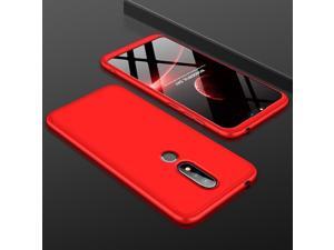 3 in 1 Double Dip 360° Full Protective Case For NOKIA X6 / Nokia 6.1 Plus - Red (red) 3 in 1 Double Dip 360° Full Protective Case For NOKIA X6 / Nokia 6.1 Plus - Red (red)
