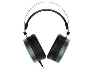 Rapoo VH530 Gaming Headset 7.1 Channel USB Surround Sound Breathing LED Backlight Headphone with Microphone for Computer Profession Gamer - Rapoo VH530 Gaming Headset 7.1 Channel USB Surround Sound Breathing LED Backlight Headphone with Microphone for Computer Profession Gamer -