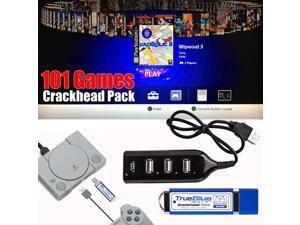 True Blue Mini Crackhead Pack 101 Games For PlayStation Classic Game Accessories - True Blue Mini Crackhead Pack 101 Games For PlayStation Classic Game Accessories -