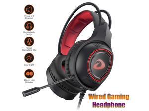 Bakeey 7.1 Channel USB Wired Gaming Headphone Deep Bass Stereo Sound Earbuds Headset Noise Cancelling With Microphone For PC Laptop - Bakeey 7.1 Channel USB Wired Gaming Headphone Deep Bass Stereo Sound Earbuds Headset Noise Cancelling With Microphone For PC Laptop -