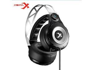 Xiberia T18 Pro USB 7.1 Surround Sound Gaming Headset Wired Computer Headphone Deep Bass Game Earphone With Mic LED for PC Gamer - Black Xiberia T18 Pro USB 7.1 Surround Sound Gaming Headset Wired Computer Headphone Deep Bass Game Earphone With Mic LED for PC Gamer - Black