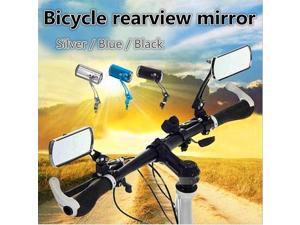Bicycle Rearview Mirror Rotary Handlebar Glass Rear View Mirror For Road - Black Bicycle Rearview Mirror Rotary Handlebar Glass Rear View Mirror For Road - Black