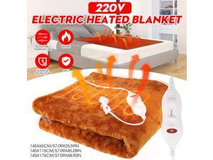 220V Efficient Winter Electric Blanket Heater Single Body Warmer Thermostat Electric Heating Blanket Heated Mat - 145x115cm 220V Efficient Winter Electric Blanket Heater Single Body Warmer Thermostat Electric Heating Blanket Heated Mat - 145x115cm