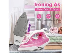 1200W Handheld Clothes Steamer Garment Portable Fabric Steam Heat Iron - Pink 1200W Handheld Clothes Steamer Garment Portable Fabric Steam Heat Iron - Pink