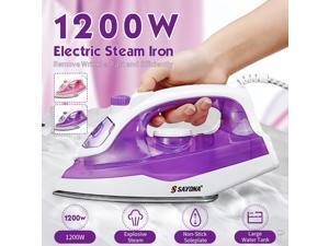 1200W Handheld Clothes Steamer Garment Portable Fabric Steam Heat Iron - Purple 1200W Handheld Clothes Steamer Garment Portable Fabric Steam Heat Iron - Purple