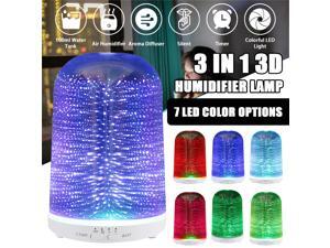 100ML 3D Glass Essential Oil Diffuser Aromatherapy Diffuser Cool Mist Humidifier - USB Type 100ML 3D Glass Essential Oil Diffuser Aromatherapy Diffuser Cool Mist Humidifier - USB Type