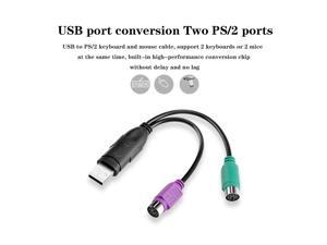 USB (Male) to PS2 (Female) Adapter Cable USB Interface to PS/2 Port For Windows 98/Me/2000/XP
