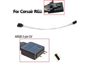 For Corsair Lighting Node Pro Commander Pro 3-PIN 5V A-RGB Adapter 20CM Female