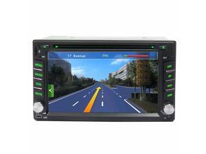 6.2" GPS Navigation Double Din Car Stereo DVD Radio Player Blueteeth FM + 8G Map RAM 1GB ROM 16GB
