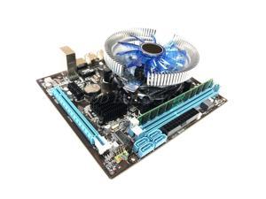 HM55 Computer Motherboard 4G DDR3 Cooler Fan Desktop PC Mainboard For I3 I5 I7