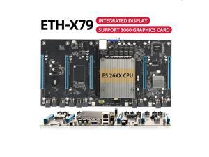 ETH79-X5 Mining Motherboard 5GPU 65MM Pitch Supports RTX3060 High-end Graphics