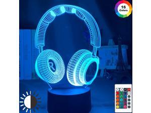 3d Night Light Headset Led Touch Sensor Colorful Nightlight for Kids Bedroom Decorative Light Cool Gift for Child 3d Lamp Desk 3d Night Light Headset Led Touch Sensor Colorful Nightlight for Kids Bedroom Decorative Light Cool Gift for Child 3d Lamp Desk