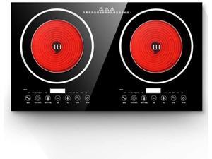 TFCFL Electric Induction Cooker - Portable 2200W 8 Levels Electric Dual Induction Cooker Cooktop Countertop Double Burner TFCFL Electric Induction Cooker - Portable 2200W 8 Levels Electric Dual Induction Cooker Cooktop Countertop Double Burner