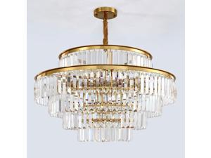TFCFL Modern Crystal Chandelier American Light Luxury Pendant Light 3 Color Ceiling Lamp for Living Room, Dining Room, Bedroom TFCFL Modern Crystal Chandelier American Light Luxury Pendant Light 3 Color Ceiling Lamp for Living Room, Dining Room, Bedroom