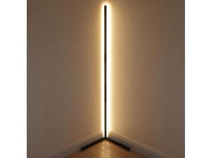 TFCFL Corner Floor Lamp Color Changing Minimalist Corner Lamp 47.2" Modern Style Decor Tall Lamp Dimmable LED Floor Lamp with Remote Control for Gaming Room, Living Room, Bed Room 23W - Black TFCFL Corner Floor Lamp Color Changing Minimalist Corner Lamp 47.2" Modern Style Decor Tall Lamp Dimmable LED Floor Lamp with Remote Control for Gaming Room, Living Room, Bed Room 23W - Black