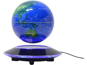 TFCFL 6-inch Magnetic Levitating Floating Globe Anti-gravity Rotating Children's LED Educational Light Home Decoration Gift (Blue) TFCFL 6-inch Magnetic Levitating Floating Globe Anti-gravity Rotating Children's LED Educational Light Home Decoration Gift (Blue)