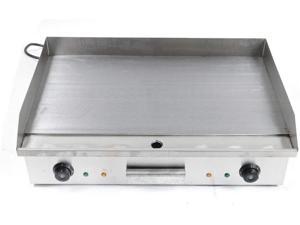 TFCFL Electric Griddle Grill, Commercial Countertop Food Griddle Stainless Steel Flat BBQ Grill Equipment Nonstick Double Control Cooking Machine for Bar Kitchen Home 110V 4400W TFCFL Electric Griddle Grill, Commercial Countertop Food Griddle Stainless Steel Flat BBQ Grill Equipment Nonstick Double Control Cooking Machine for Bar Kitchen Home 110V 4400W