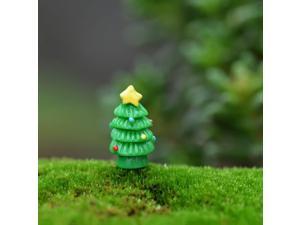 DIY Micro Landscape Little Bear Ornament Xmas Tree Figurines Decoration Cute Christmas Theme Resin Mini Fairy Garden Decoration1