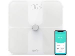 eufy Smart Scale with Bluetooth, Body Fat Scale, Wireless Digital Bathroom Scale, 12 Measurements, Weight/Body Fat/BMI, Fitness Body Composition Analysis, Black/White, lbs/kg.