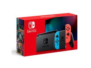 Nintendo Switch 32GB Console with Neon Blue and Neon Red Joy-Con, 6.2" Touchscreen LCD Display, 3.5mm Audio Jack, Built-in Speakers, Bluetooth, Bundled with 9-in-1 Carrying Case Accessories Nintendo Switch 32GB Console with Neon Blue and Neon Red Joy-Con, 6.2" Touchscreen LCD Display, 3.5mm Audio Jack, Built-in Speakers, Bluetooth, Bundled with 9-in-1 Carrying Case Accessories