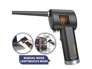 TakeIt Air Duster for Computer Electronics Cleaning, Cordless, Rechargeable 6000mAh Battery, Powerful 33000 RPM, 10W Fast Charging Air Duster Compressed Air Black TakeIt Air Duster for Computer Electronics Cleaning, Cordless, Rechargeable 6000mAh Battery, Powerful 33000 RPM, 10W Fast Charging Air Duster Compressed Air Black