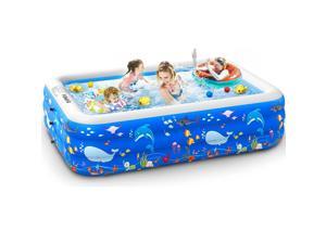 TakeIt Inflatable Swimming Pools, Inflatable Pool for Kids, Kiddie, Toddler, Adults, 100" X 71" X 22" Family Full-Sized Swimming Pool, Lounge Pool for Outdoor, Backyard, Garden, Indoor, Lounge TakeIt Inflatable Swimming Pools, Inflatable Pool for Kids, Kiddie, Toddler, Adults, 100" X 71" X 22" Family Full-Sized Swimming Pool, Lounge Pool for Outdoor, Backyard, Garden, Indoor, Lounge