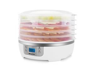Morpilot Food Dehydrator Machine, Professional Multi-Tier Kitchen Food Dehydrator Appliances, Meat Fruits or Vegetable Dryer with 5 Stackable Trays, High-Heat Circulations Morpilot Food Dehydrator Machine, Professional Multi-Tier Kitchen Food Dehydrator Appliances, Meat Fruits or Vegetable Dryer with 5 Stackable Trays, High-Heat Circulations