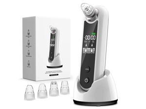 Blackhead Remover Vacuum - 2021 Upgraded Strong Suction Rechargeable Lightweight Pore Cleanser Acne Comedone Zit Pimple Extractor Sucker Tool with LCD Screen and Stand for Women Men Blackhead Remover Vacuum - 2021 Upgraded Strong Suction Rechargeable Lightweight Pore Cleanser Acne Comedone Zit Pimple Extractor Sucker Tool with LCD Screen and Stand for Women Men