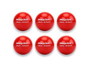 Morpilot Baseball and Softball Practice Training Balls, 1lb Weighted Baseballs/Softballs,6-Pack, PVC Shell, Iron Sand Filling Morpilot Baseball and Softball Practice Training Balls, 1lb Weighted Baseballs/Softballs,6-Pack, PVC Shell, Iron Sand Filling